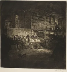 Le chariot à ordures