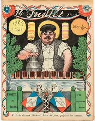 Couverture de "The Butter Plate", Satirique en Couleurs