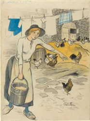 Fille de ferme, 1896