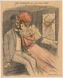 Gil Blas Illustré : Une curiosité, par Alexandre Hepp, 1897