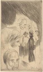 Assiette de croquis, 1902