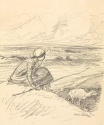 La Bergère, quatrième quart du 19e siècle ou premier quart du 20e siècle