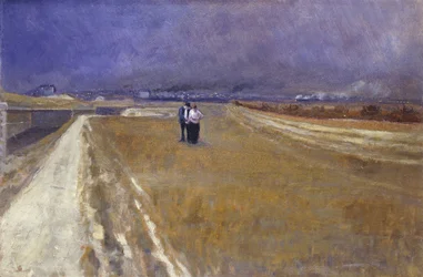 Promenade à côté du chemin de fer
