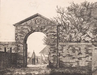La porte de la forteresse à Rysensten