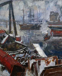 Depuis le port d