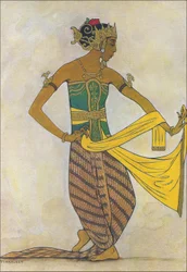 Danseuse javanaise classique