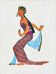 Danseuse javanaise classique