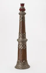 Paire de cornes rituelles télescopiques (dung-chen)