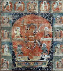 Culture tibétaine : Mandala de Samvara (détail)