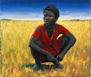 Fille en rouge, 1992