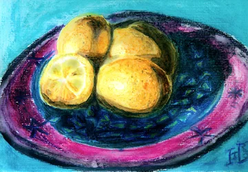 Nature morte aux citrons éclatants
