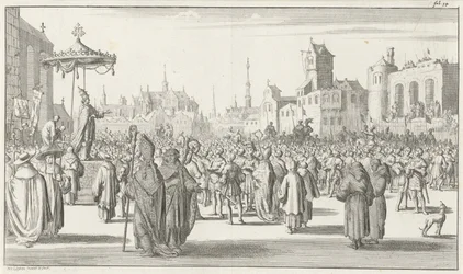 Le pape Urbain II prêche la première croisade, 1683