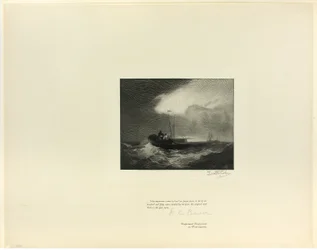 Bateaux de Pêche au Large de Yarmouth, des Vieux Maîtres Anglais