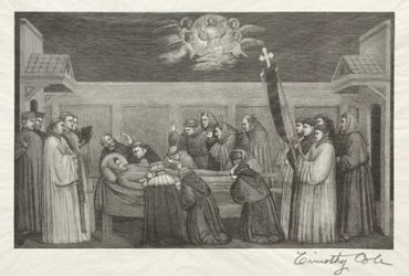 Vieux maîtres italiens : Mort de Saint François, 1888-1892