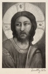 Vieux maîtres italiens : Tête du Christ, 1888-1892