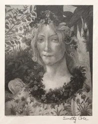 Vieux maîtres italiens : Tête de Flora, 1888-1892