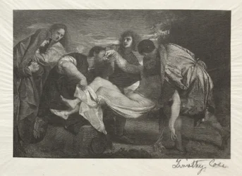 Maîtres italiens anciens : La Mise au tombeau, 1889