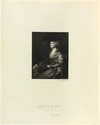 Portrait de Mme Siddons, des Vieux Maîtres Anglais