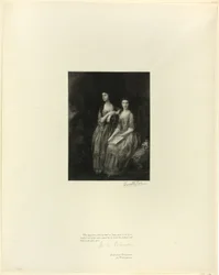 Les sœurs : Mme Sheridan et Mme Tickell, des Maîtres anglais anciens