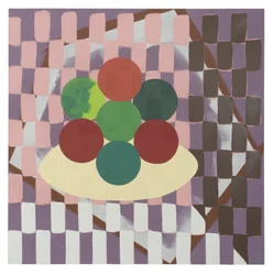 La table du prestidigitateur, 2023 (latex sur toile)