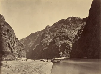 Black Cañon, fleuve Colorado, vue en amont depuis Mirror Bar