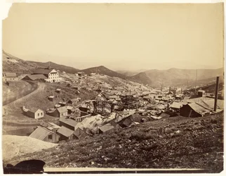 [Gold Hill, West Silver City, Nevada, chaîne des Silver Peak]