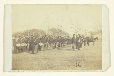 50e Infanterie de Pennsylvanie en formation de parade