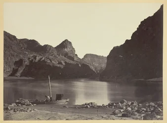 Black Cañon, fleuve Colorado, depuis le camp 8, vue vers l