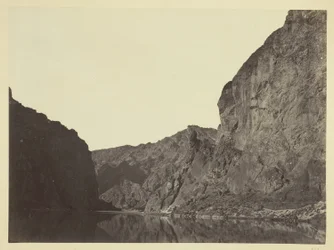 Cañon Noir, fleuve Colorado, vu vers l