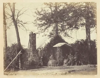 Architecture du camp, Brandy Station, Virginie