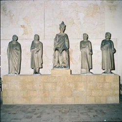 Statue de Henri VII (12745-1313), Empereur romain germanique, avec ses conseillers 1315