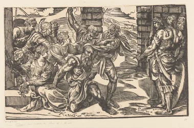 Samson combat des soldats philistins