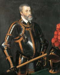 Portrait de Charles Quint de Habsbourg, empereur du Saint-Empire romain germanique, par Titien