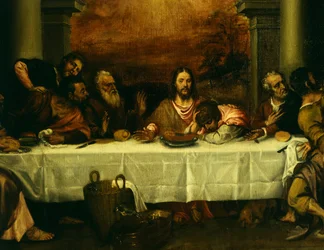La Cène, par Titien (vers 1490-1576), détail