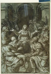 La Vierge Marie avec les apôtres de Santo Spirito