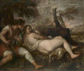Nymphe et berger