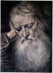 Tête de vieil homme