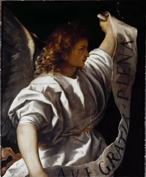 Polyptyque Averoldi : Ange annonciateur