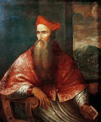 Portrait du cardinal Pietro Bembo 1470-1547, 1545-1546