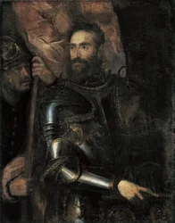 Portrait de Pier Luigi Farnese 1503-1547, vers 1546