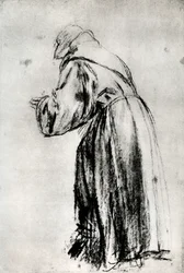 Étude pour le Saint Bernardin dans le tableau votif du Doge Gritti, c1535, 1937
