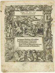 Moïse et le buisson ardent (recto) et L