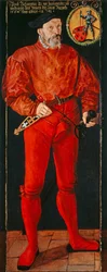 Portrait du porte-étendard de Zurich Jacob Schwytzer, 1564