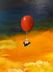 Ballon chiot volant