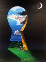 Trou de serrure vers un nouveau monde
