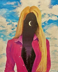 Mystérieuse femme de la nature