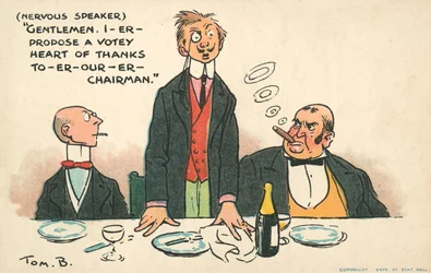 Discours en public (chromolitho)