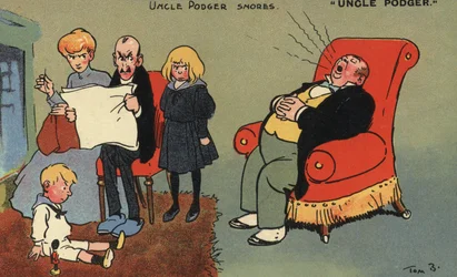 Oncle Podger ronfle