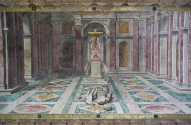 Le Triomphe du Christianisme, dans la Salle de Constantin, Chambres de Raphaël, c.1585