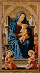 Pisa-Polyptyque : La Vierge avec l